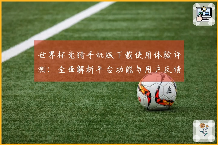 世界杯竞猜手机版下载使用体验评测：全面解析平台功能与用户反馈